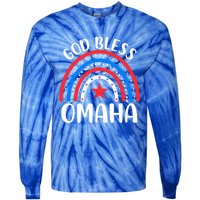 Omaha Nebraska Gift I Love Omaha Nebraska Usa Meaningful Gift Tie-Dye Long Sleeve Shirt