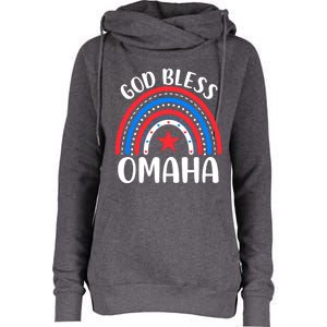 Omaha Nebraska Gift I Love Omaha Nebraska Usa Meaningful Gift Womens Funnel Neck Pullover Hood