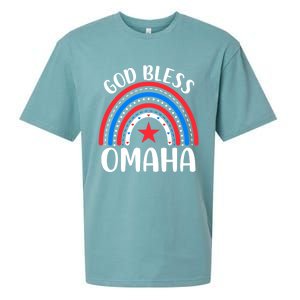 Omaha Nebraska Gift I Love Omaha Nebraska Usa Meaningful Gift Sueded Cloud Jersey T-Shirt