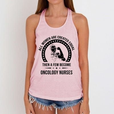 Oncology Nurse Gift Oncology Nurse Gift Women's Knotted Racerback Tank