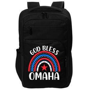 Omaha Nebraska Gift I Love Omaha Nebraska Usa Funny Gift Impact Tech Backpack