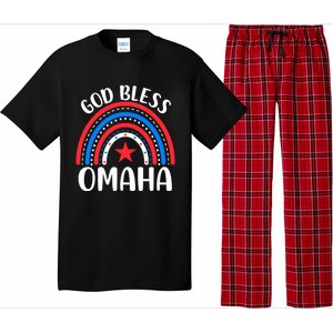 Omaha Nebraska Gift I Love Omaha Nebraska Usa Funny Gift Pajama Set