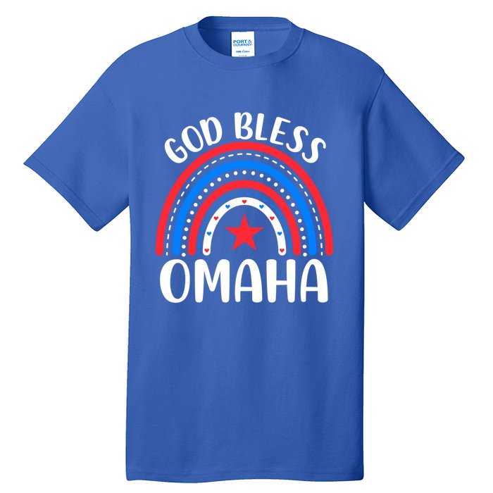 Omaha Nebraska Gift I Love Omaha Nebraska Usa Funny Gift Tall T-Shirt