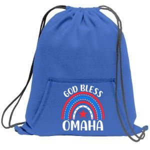 Omaha Nebraska Gift I Love Omaha Nebraska Usa Funny Gift Sweatshirt Cinch Pack Bag