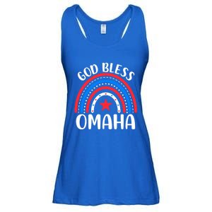 Omaha Nebraska Gift I Love Omaha Nebraska Usa Funny Gift Ladies Essential Flowy Tank