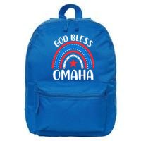 Omaha Nebraska Gift I Love Omaha Nebraska Usa Funny Gift 16 in Basic Backpack