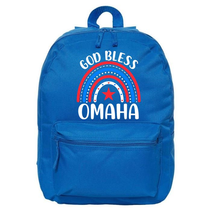 Omaha Nebraska Gift I Love Omaha Nebraska Usa Funny Gift 16 in Basic Backpack