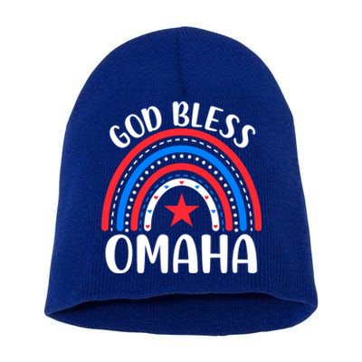 Omaha Nebraska Gift I Love Omaha Nebraska Usa Funny Gift Short Acrylic Beanie