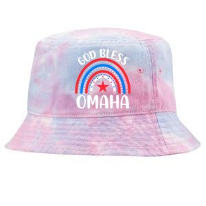 Omaha Nebraska Gift I Love Omaha Nebraska Usa Funny Gift Tie-Dyed Bucket Hat