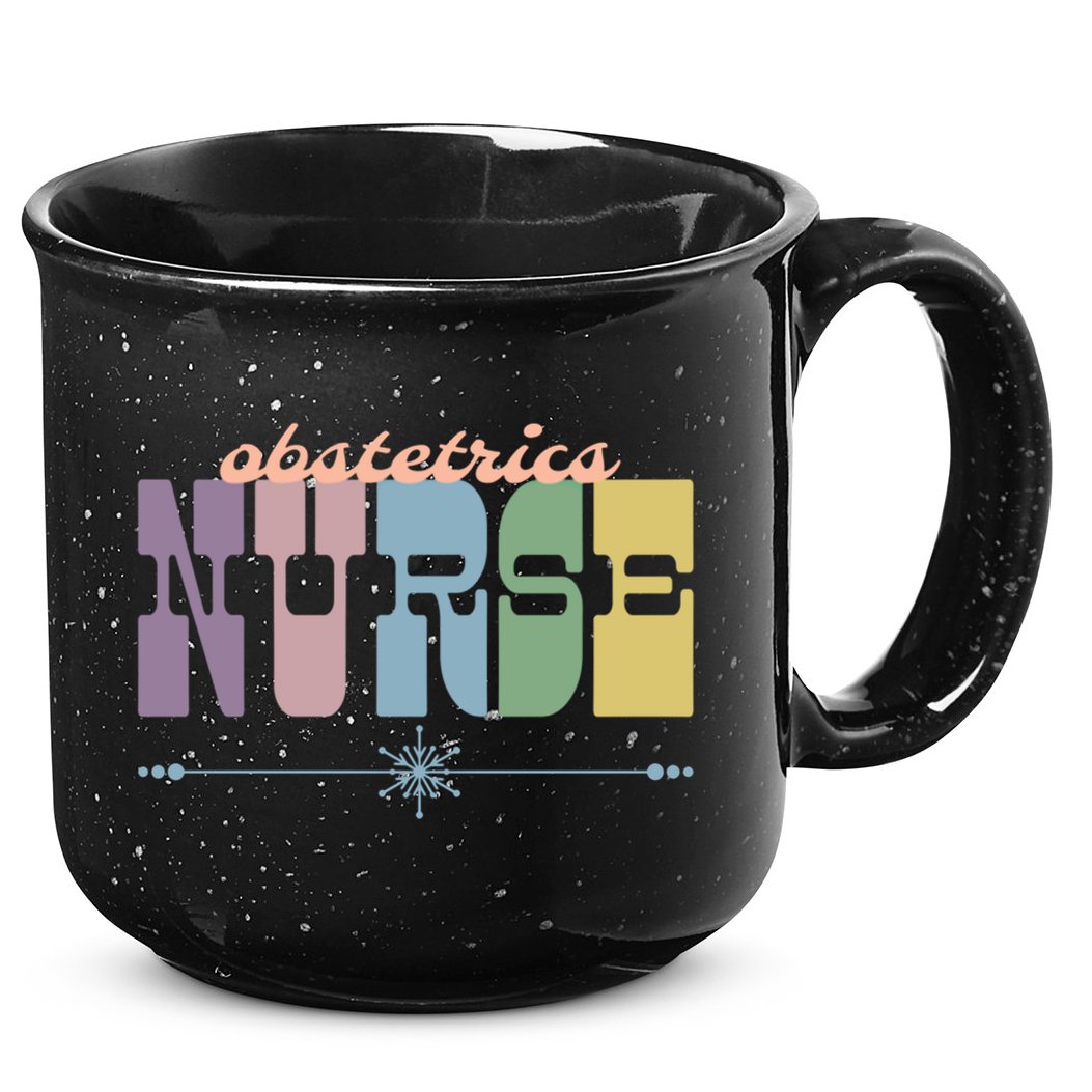 Obstetrics Nurse Gift Nursing Squad Appreciation Obgyn Great Gift 15oz Campfire Ceramic Mug