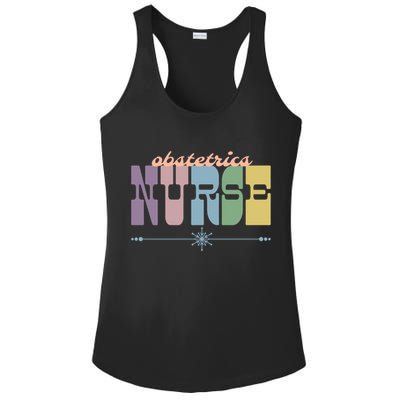 Obstetrics Nurse Gift Nursing Squad Appreciation Obgyn Great Gift Ladies PosiCharge Competitor Racerback Tank