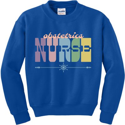 Obstetrics Nurse Gift Nursing Squad Appreciation Obgyn Great Gift Kids Sweatshirt