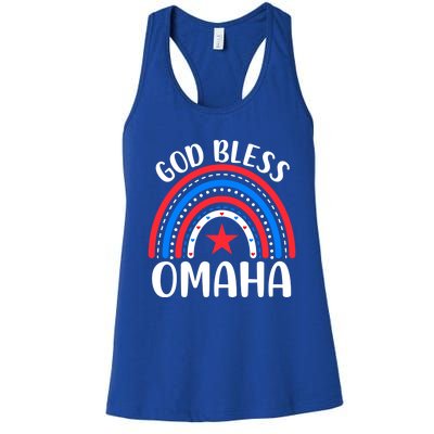 Omaha Nebraska Gift I Love Omaha Nebraska Usa Funny Gift Women's Racerback Tank