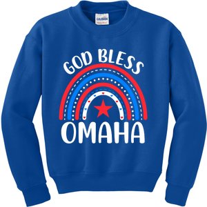 Omaha Nebraska Gift I Love Omaha Nebraska Usa Funny Gift Kids Sweatshirt