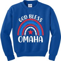 Omaha Nebraska Gift I Love Omaha Nebraska Usa Funny Gift Kids Sweatshirt