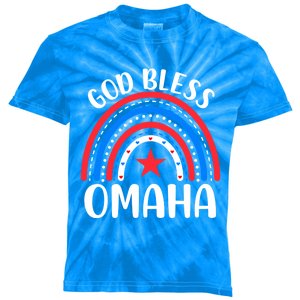 Omaha Nebraska Gift I Love Omaha Nebraska Usa Funny Gift Kids Tie-Dye T-Shirt