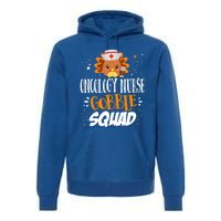 Oncology Nurse Gobble Squad Thanksgiving Turkey On Squad Gift Premium Hoodie