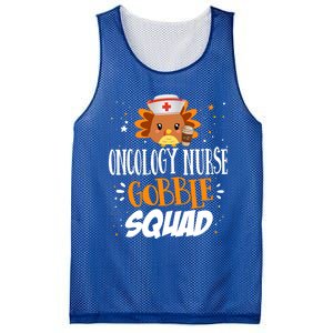 Oncology Nurse Gobble Squad Thanksgiving Turkey On Squad Gift Mesh Reversible Basketball Jersey Tank