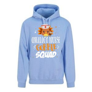 Oncology Nurse Gobble Squad Thanksgiving Turkey On Squad Gift Unisex Surf Hoodie