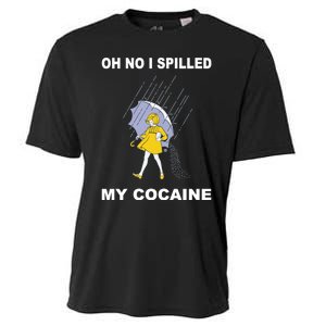 Oh No I Spilled My Cocaine Cooling Performance Crew T-Shirt