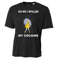 Oh No I Spilled My Cocaine Cooling Performance Crew T-Shirt