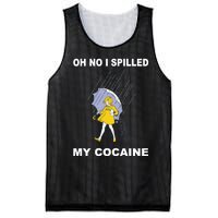 Oh No I Spilled My Cocaine Mesh Reversible Basketball Jersey Tank