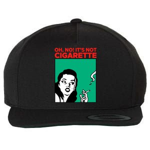 Oh No Its Not Cigarette Wool Snapback Cap