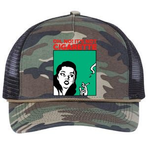 Oh No Its Not Cigarette Retro Rope Trucker Hat Cap