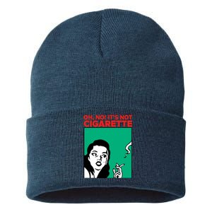 Oh No Its Not Cigarette Sustainable Knit Beanie