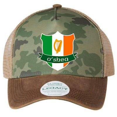 Oshea Name Irish Gift Irish Flag Harp Crest Legacy Tie Dye Trucker Hat