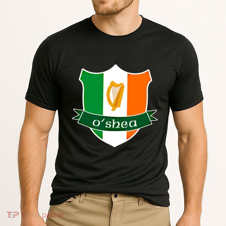 Oshea Name Irish Gift Irish Flag Harp Crest Performance Shirt