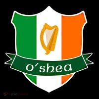 Oshea Name Irish Gift Irish Flag Harp Crest Impact Tech Backpack