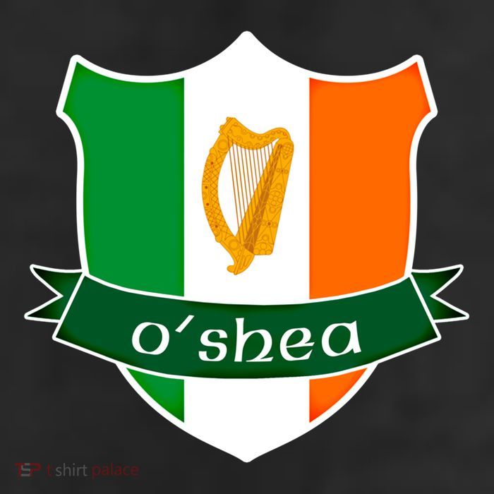 Oshea Name Irish Gift Irish Flag Harp Crest 11oz C Handle Ceramic Mug