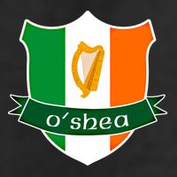 Oshea Name Irish Gift Irish Flag Harp Crest 25L Jumbo Tote