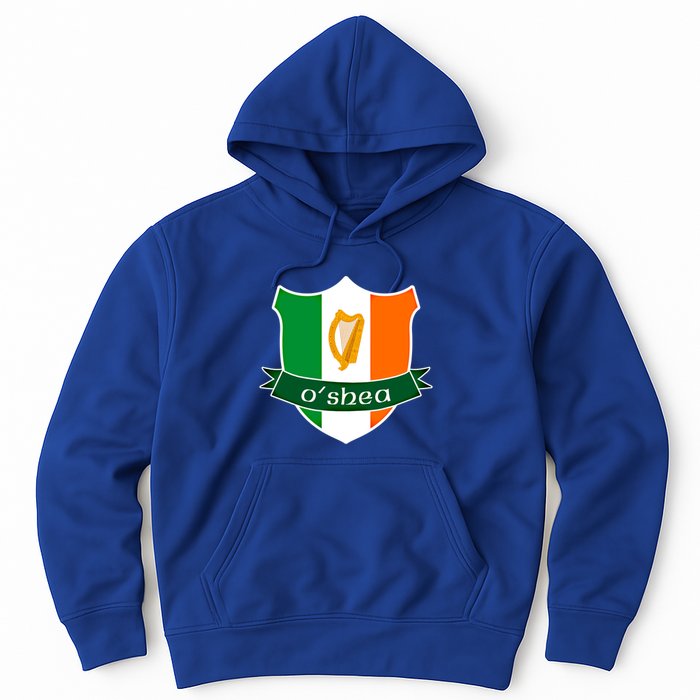 Oshea Name Irish Gift Irish Flag Harp Crest Hoodie