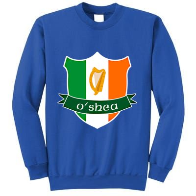 Oshea Name Irish Gift Irish Flag Harp Crest Sweatshirt