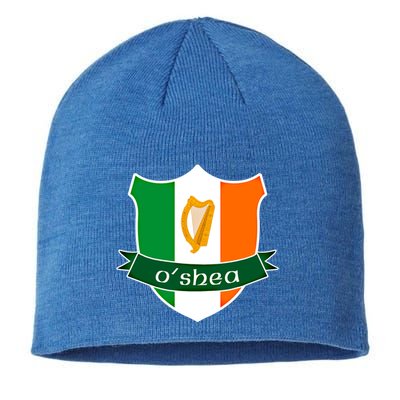 Oshea Name Irish Gift Irish Flag Harp Crest Sustainable Beanie