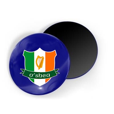 Oshea Name Irish Gift Irish Flag Harp Crest Magnet
