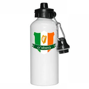 Oshea Name Irish Gift Irish Flag Harp Crest Aluminum Water Bottle