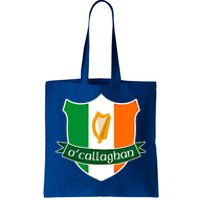 Ocallaghan Name Irish Gift Irish Flag Harp Crest Tote Bag