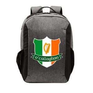 Ocallaghan Name Irish Gift Irish Flag Harp Crest Vector Backpack