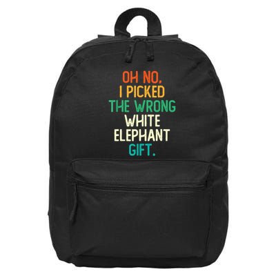 Oh No I Picked The Wrong White Elephant 16 in Basic Backpack