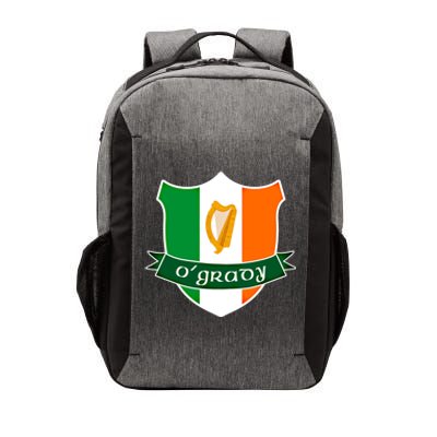 Ogrady Name Irish Funny Gift Irish Flag Harp Crest Vector Backpack