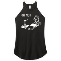 Oh No Knight To Pawn Funny Chess Player Idea Board Game Women's Perfect Tri Rocker Tank