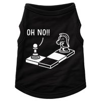 Oh No Knight To Pawn Funny Chess Player Gift Idea Board Game Doggie Tank