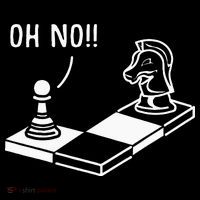 Oh No Knight To Pawn Funny Chess Player Gift Idea Board Game Hooded Wearable Blanket