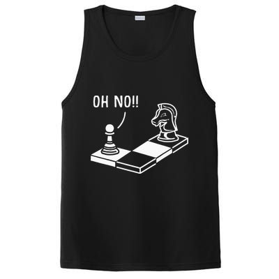 Oh No Knight To Pawn Funny Chess Player Gift Idea Board Game PosiCharge Competitor Tank
