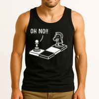 Oh No Knight To Pawn Funny Chess Player Gift Idea Board Game Tank Top