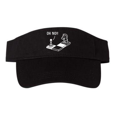 Oh No Knight To Pawn Funny Chess Player Gift Idea Board Game Visor