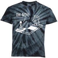 Oh No Knight To Pawn Funny Chess Player Gift Idea Board Game Kids Tie-Dye T-Shirt